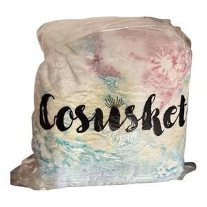 Glow in the Dark Kids Tie-Dye Throw Blanket NIP